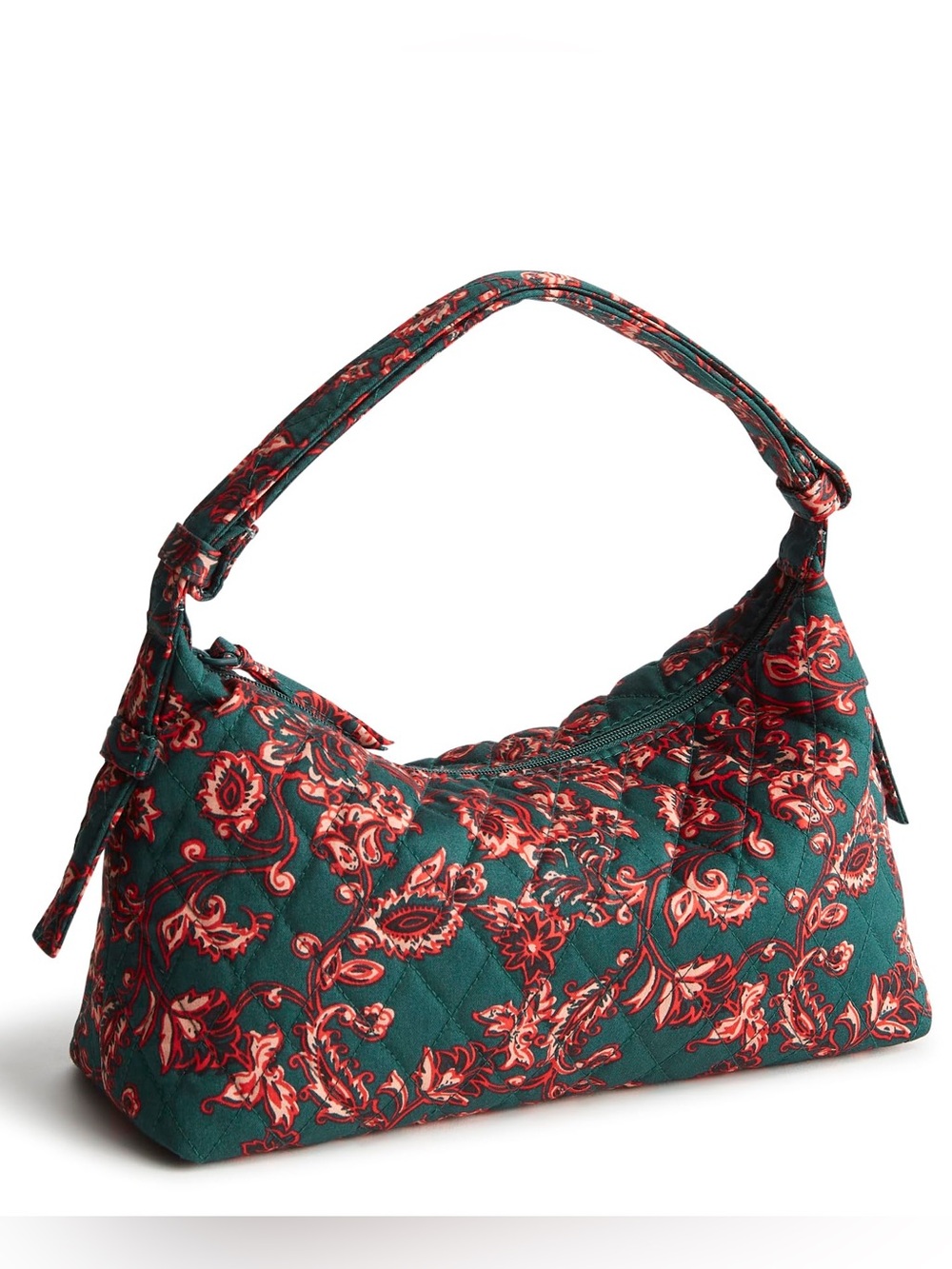 NEW Vera Bradley Roxbury Crescent Shoulder Bag Cotton Gabardine Victorian Vines